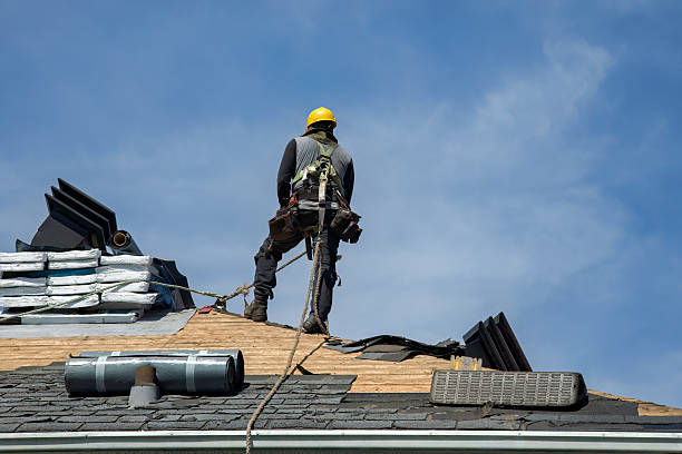 Professional Roofing technician working in Winona, MS